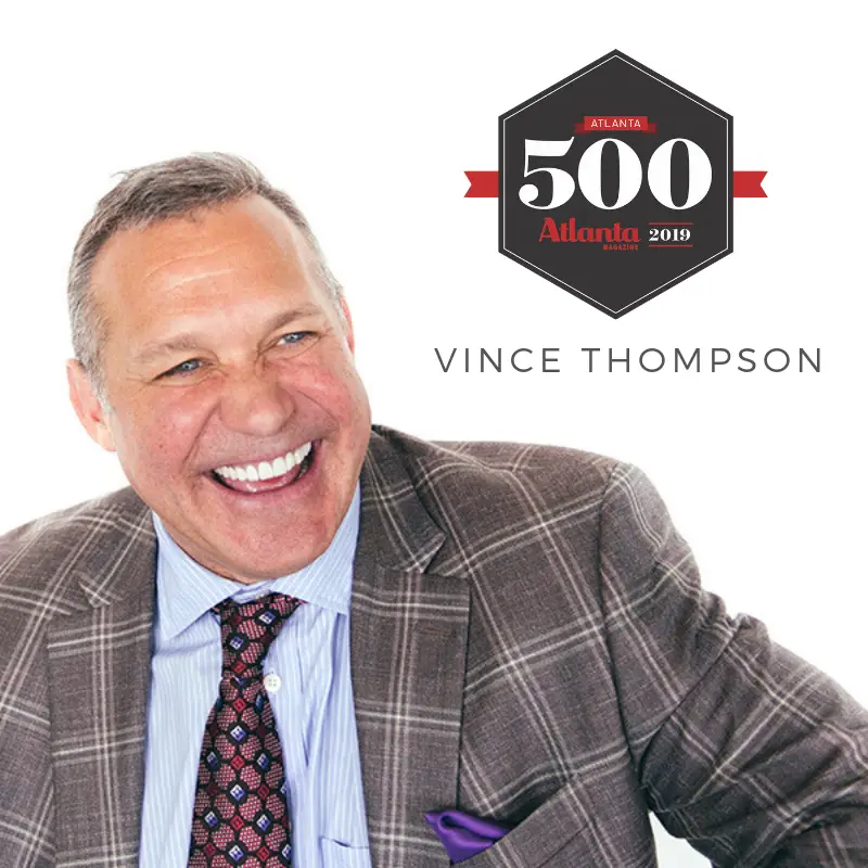 Atlanta Magazine Names Vince Thompson to Top 500