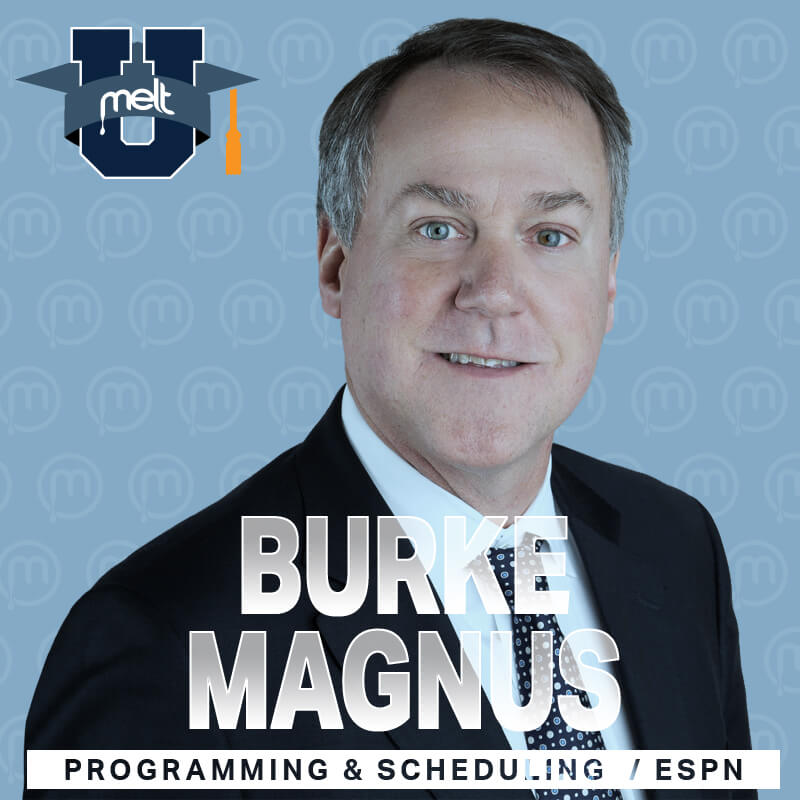 Episode 56: Burke Magnus EVP Programming and Scheduling ESPN