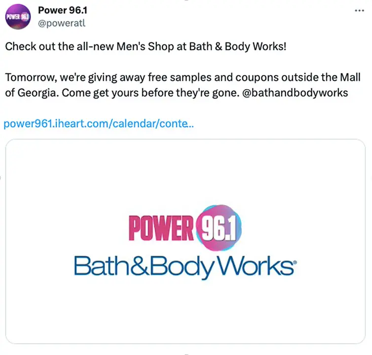 2023 Bath & Body Works Tour