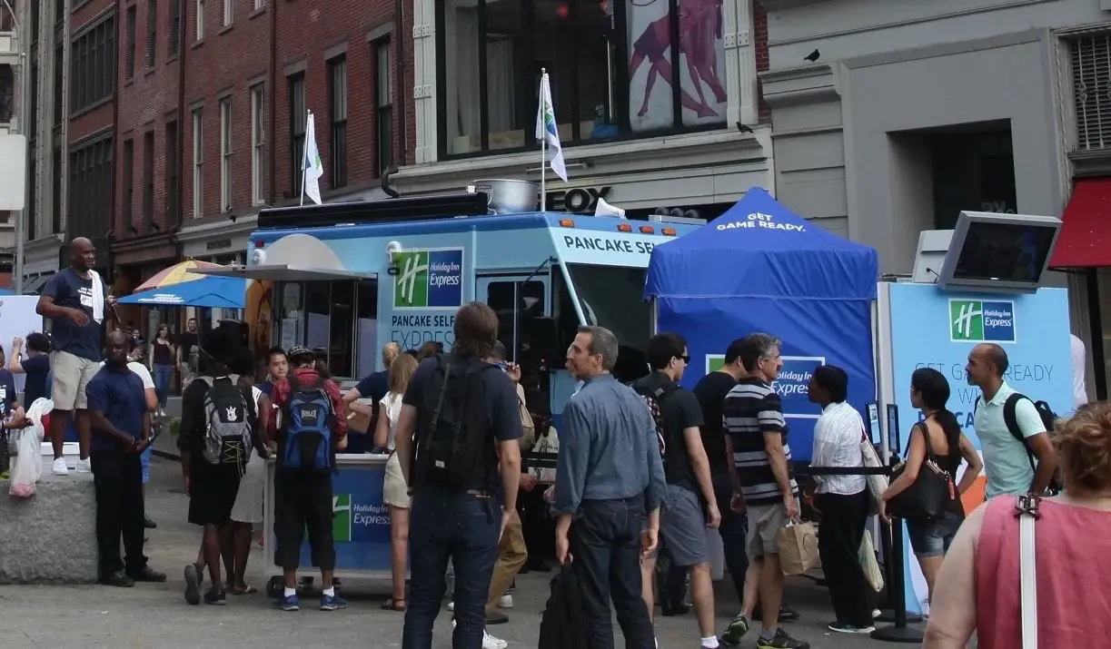 Sampling is not the program. The shelf two blocks away is the program.